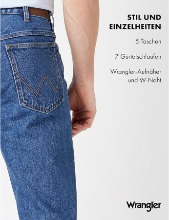 Blugi pentru bărbați Wrangler Authentic Regular, 34W/30L [4]