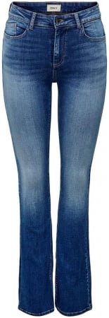 Blugi si Pantaloni femei - Blugi pentru femei Only Onlhush Mid Flared DNM Az921, L/30L