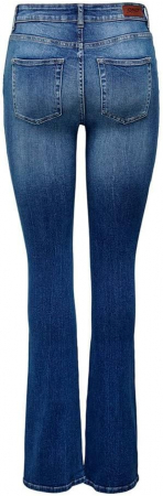 Blugi pentru femei Only Onlhush Mid Flared DNM Az921, L/30L [1]