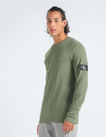 Bluză cu mânecă lungă pentru bărbați Calvin Klein J30J323485, M [9]