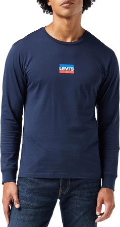 Fashion - Bluza cu maneca lunga pentru barbati Levi's Standard Graphic Tee, bleumarin, XL