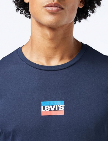Bluza cu maneca lunga pentru barbati Levi's Standard Graphic Tee, bleumarin, XL [2]