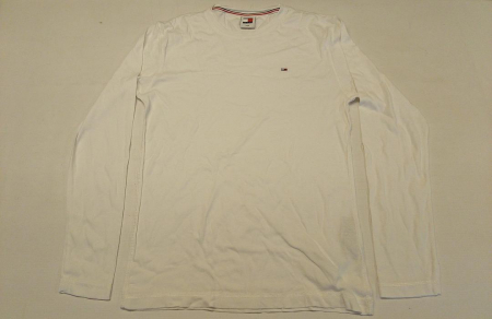 Bluza cu maneca lunga pentru barbati Tommy Jeans DM0DM04409, alb, L [2]