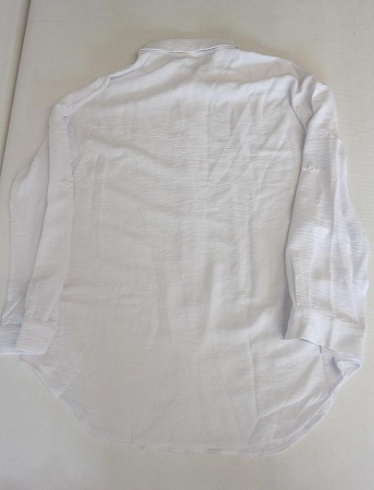 Bluză cu mânecă lungă pentru femei SOADKP, tip cămașă, elegantă, alb, S [3]