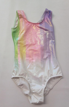 Body gimnastica pentru fete Bezonier, fara maneci, multicolor, 100 (3-4 ani) [2]