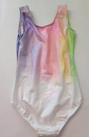 Body gimnastica pentru fete Bezonier, fara maneci, multicolor, 100 (3-4 ani) [3]