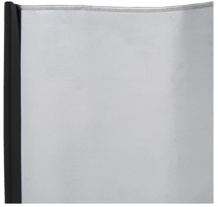 Borduri pentru gazon Relaxdays 10m, inaltime 16cm, argintiu [6]