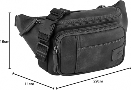 Borseta multifunctionala Camel Active Laos, unisex, negru [1]