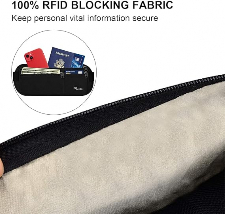 Borseta RYACO cu protectie RFID, negru [1]