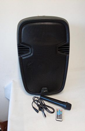 Boxa portabila cu microfon MYRIA MY2621, Bluetooth, USB, Radio FM, negru, 50W [1]