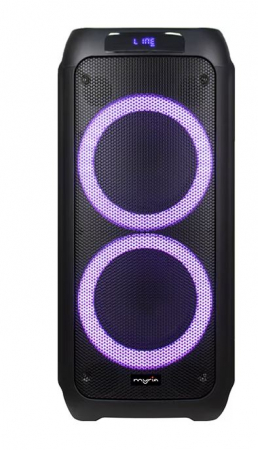 Boxa portabila MYRIA MY2615, 80W RMS, Bluetooth, Radio FM, negru [0]