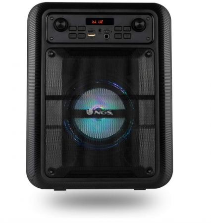 Boxa portabila NGS ROLLER LINGO BLACK 20W, cu microfon pentru karaoke și lumini LED încorporate [4]