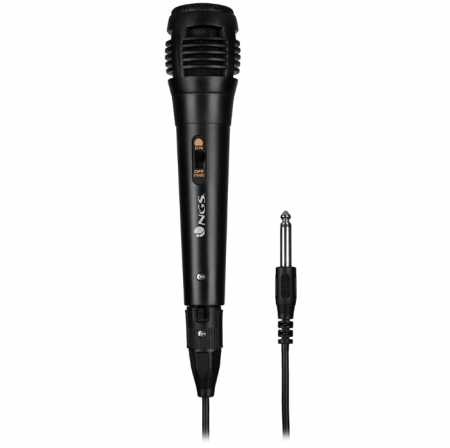 Boxa portabila NGS ROLLER LINGO BLACK 20W, cu microfon pentru karaoke și lumini LED încorporate [7]