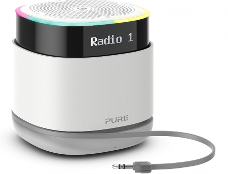 Boxa portabila Pure StreamR, fără fir cu radio digital DAB, Alexa Voice, Gri [6]