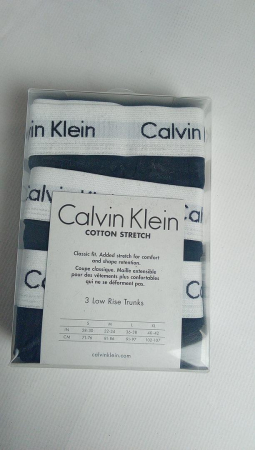 Boxeri Calvin Klein pentru bărbați, pachet de 3, negru, Marimea XL (102-107cm) [2]