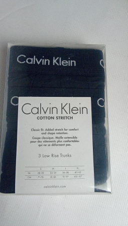Boxeri Calvin Klein pentru bărbați, pachet de 3, negru, Marimea L [2]