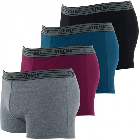 Boxeri pentru bărbați ATHENA Basic Cotton Ld40, pachet de 4, Marimea XL [3]