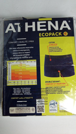 Boxeri pentru bărbați ATHENA Basic Cotton Ld40, pachet de 4, Marimea XL [2]