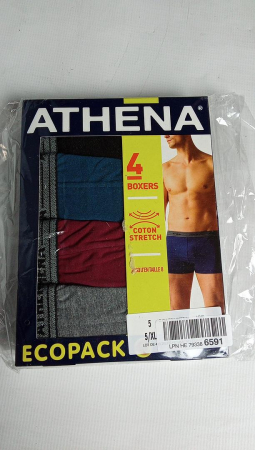 Boxeri pentru bărbați ATHENA Basic Cotton Ld40, pachet de 4, Marimea XL [1]