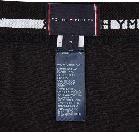 Boxeri pentru bărbați Tommy Hilfiger Trunk 3P, 3 perechi, Marimea XL, negru [6]