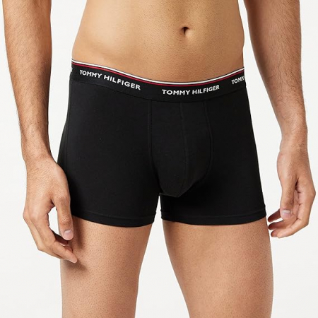 Boxeri pentru bărbați Tommy Hilfiger Trunk 3P, 3 perechi, Marimea XL, negru [2]