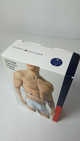 Boxeri Tommy Hilfiger pentru bărbați, 3 pachete din bumbac, Marimea M (81-86cm), bleumarin [1]