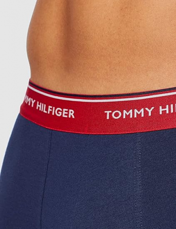 Boxeri Tommy Hilfiger pentru bărbați, 3 pachete din bumbac, Marimea M (81-86cm), bleumarin [6]