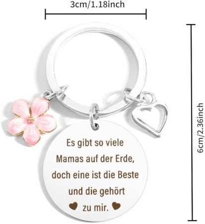 Breloc cadou pentru ziua mamei, limba germana [4]