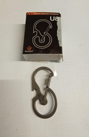 Breloc RovyVon U8, carabină din titan cu deschizător de sticle [1]