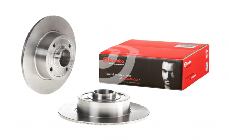 Auto Moto - Brembo 08.A141.17 Disc frana spate cu kit rulmenti si ABS - o singura bucata