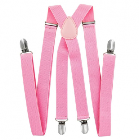 TOATE PRODUSELE - Bretele Axy pentru barbati cu spate in forma de X, lățime 2.5 cm, lungime 50-120 cm, roz