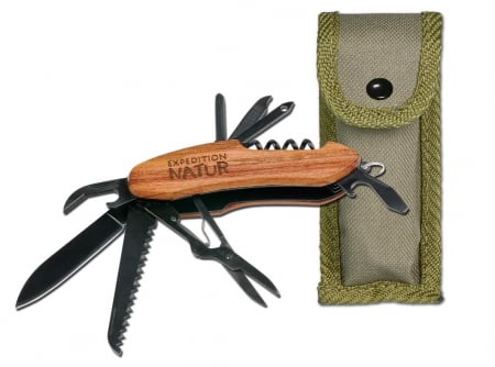 Camping - Briceag/Cuțit de buzunar Moses Expedition Natur 9 în 1 pentru copii de peste 8 ani