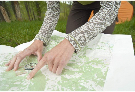 Busola de orientare pentru drumetii, camping [5]