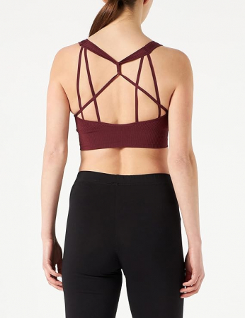 Bustiera sport pentru femei Energetics Evelyn 7, visiniu, M [3]