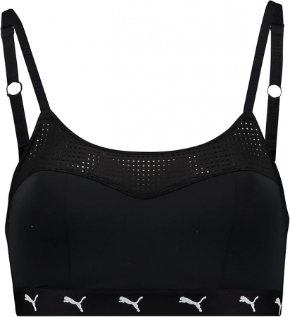 Lenjerie intima femei - Bustiera sport pentru femei PUMA, opac, negru, XL