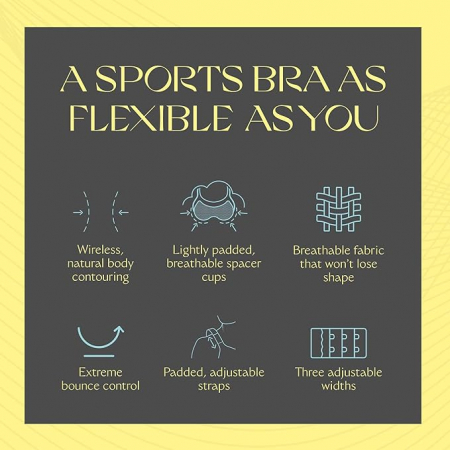 Bustiera sport Triumph Triaction Hybrid Lite P Ex, negru, 90D [4]