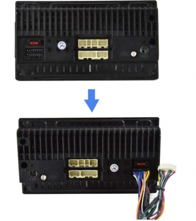 Cablu adaptor ISO OiLiehu pentru sistem Radio auto Android cu priză cu 16 pini [5]