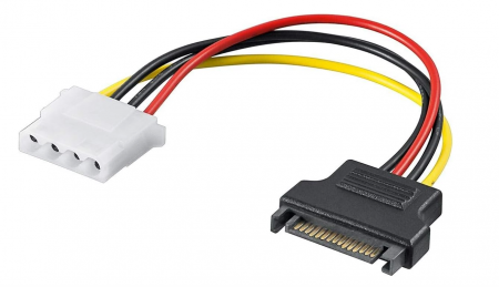 PC, Periferice & Software - Cablu alimentare PremiumCord SATA Molex 5.25, 17 cm