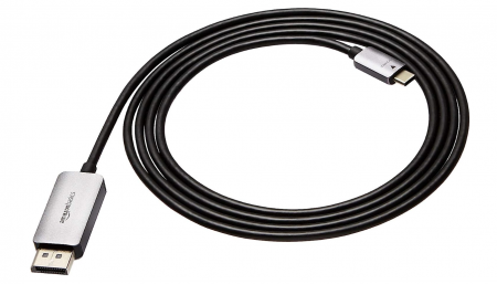 Retelistica & Supraveghere - Cablu Amazon Basics DisplayPort la USB-C, 4Kx2K@60Hz, 1.8 metri, negru