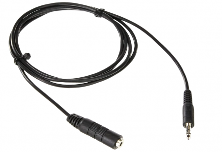 Cablu audio Digitus AK-510200 - 015-S, 3,5 mm, masculin/feminin, 1.5m, negru [1]