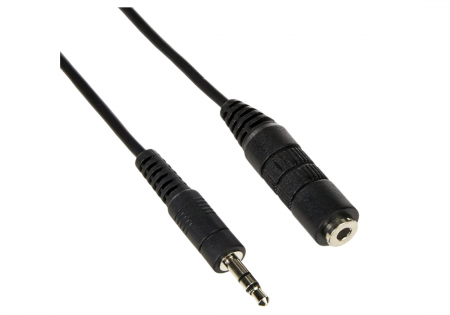 Retelistica & Supraveghere - Cablu audio Digitus AK-510200 - 015-S, 3,5 mm, masculin/feminin, 1.5m, negru