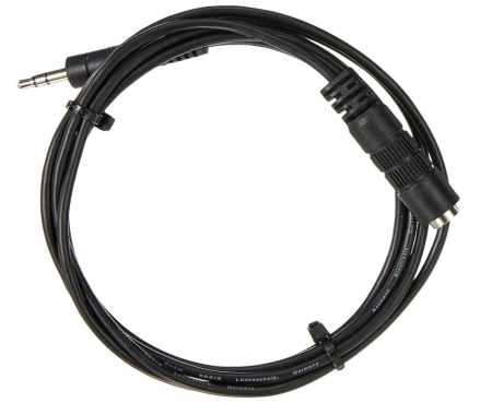 Cablu audio Digitus AK-510200 - 015-S, 3,5 mm, masculin/feminin, 1.5m, negru [2]