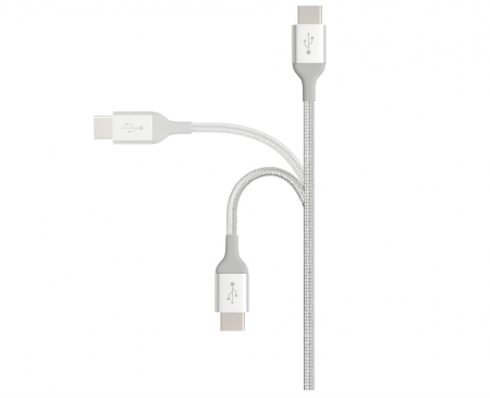 Cablu de încărcare rapid USB-C la USB-C 2.0 Amazon Basics, cablu împletit din nailon, 3 m [1]