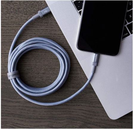 Cablu de încărcare USB-C la Lightning Amazon Basics, cablu împletit din nailon, 1.8 m [6]