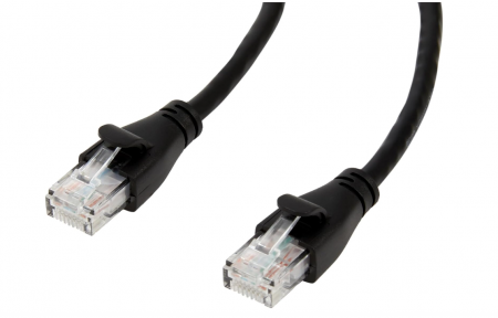 Retelistica & Supraveghere - Cablu de internet Ethernet RJ45 Cat 6 Amazon Basics, viteză de transfer 1 Gpbs, 0.9 m, negru