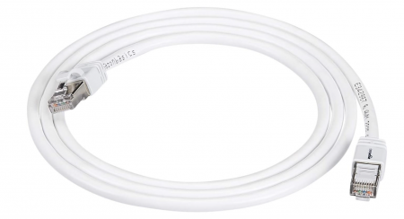 Televizoare & accesorii - Cablu de rețea Ethernet RJ45 Cat 7 Amazon Basics, 10 Gpbs, 600 MHz, 1.5 metri, alb