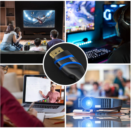 Cablu HDMI 2.1 8K KabelDirekt, 2m, 8K@60Hz, negru [2]