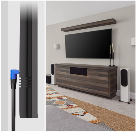 Cablu HDMI 4K@120Hz 90°, 10 m, negru [3]