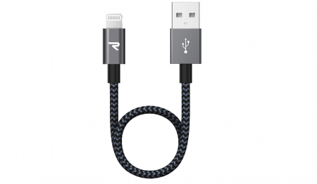 Alte Accesorii Telefoane - Cablu Rampow Lightning, cablu scurt de încărcare iPhone, 20 cm