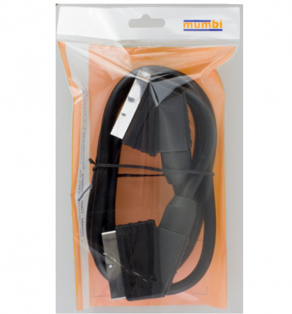 Cablu SCART Mumbi 07480 cu 21 pini, 1.4m [6]